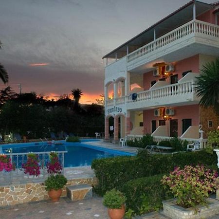 Flamingo Apartments Moraitika Corfu Exterior foto