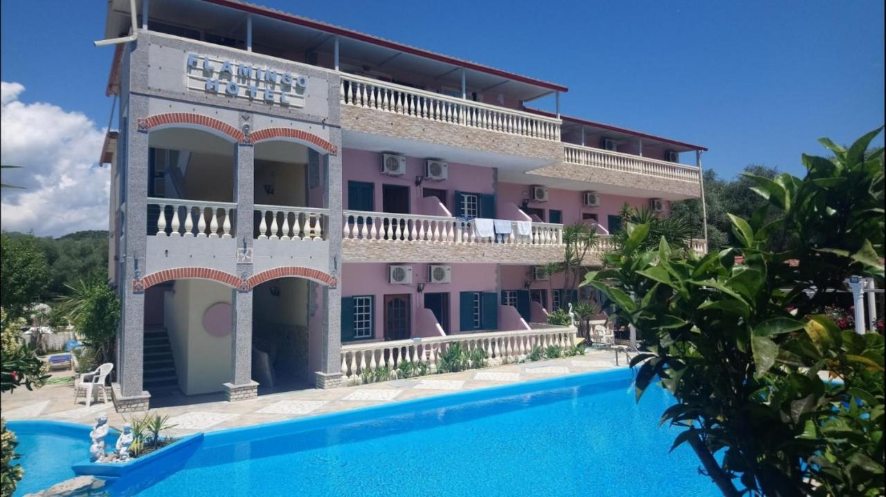 Flamingo Apartments Moraitika Corfu Exterior foto