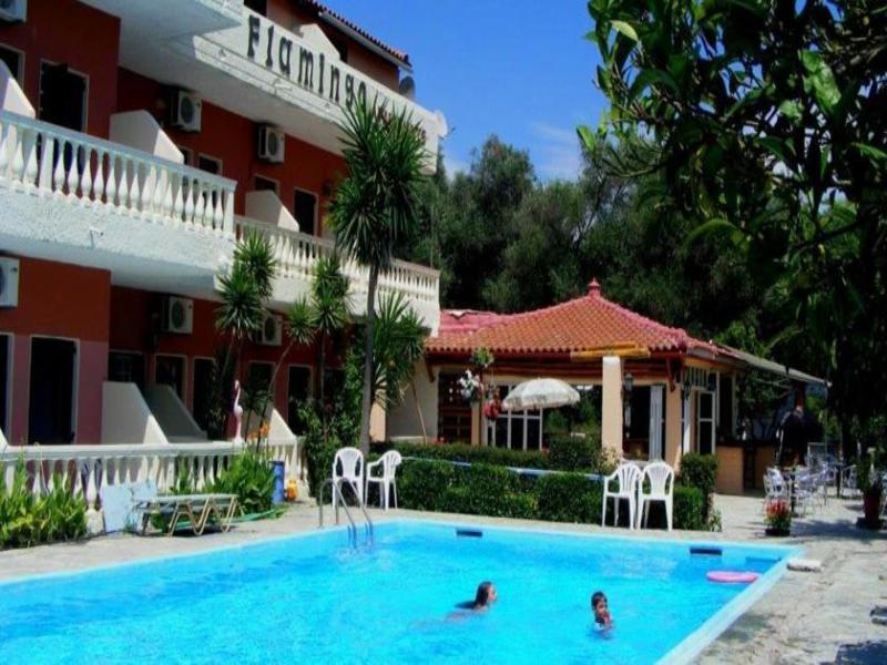 Flamingo Apartments Moraitika Corfu Exterior foto