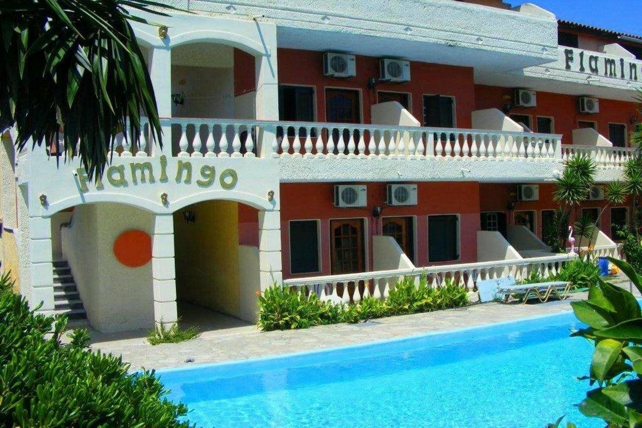 Flamingo Apartments Moraitika Corfu Exterior foto